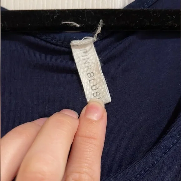 Pink Blush Navy Palm Maxi Dress XS/S - Picture 4 of 4